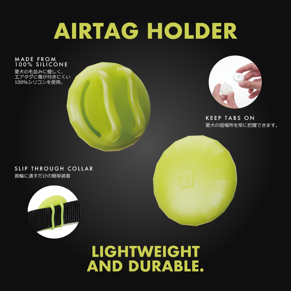 390432 AIRTAG HOLDER GOTHAM エアタグ ホルダー ゴッサム