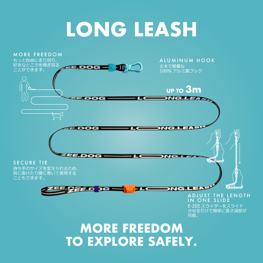 760005 DRAGO LONG LEASH ドラゴ ロングリーシュ