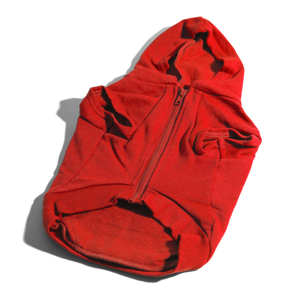 702290 NOT WEARING PANTS RED HOODIE M