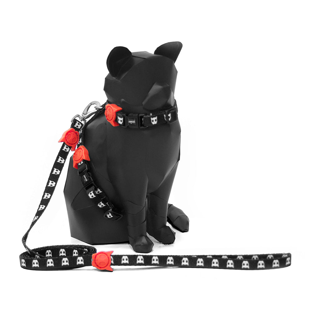 2287 zee.cat SKULL LEASH HARNESS SET スカル リード・ハーネスセット